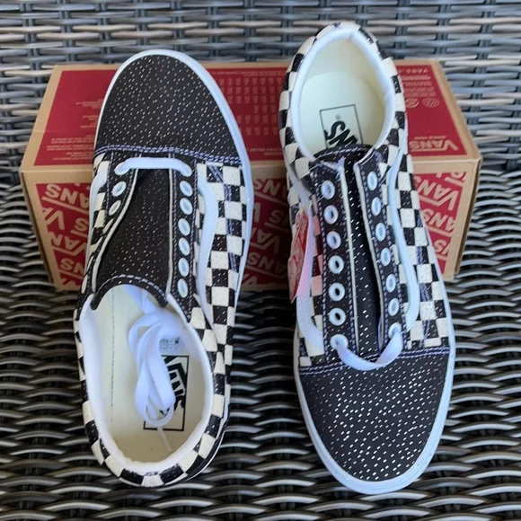 Vans Old Skool Confetti Black/True White MENS - Picture 13 of 16